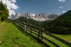 A view of Odle Group mountain from the Funes valley Funes-Trentino Alto Adige-Italy Art Print